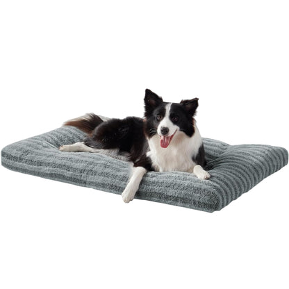 UlePaw Washable Dog Crate Bed Large Fluffy Kennel Pad Anti-Slip