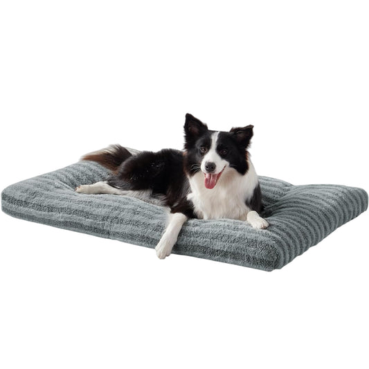 UlePaw Washable Dog Crate Bed Large Fluffy Kennel Pad Anti-Slip