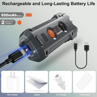 UlePaw Ultrasonic Anti Bark Device 40FT Rechargeable with LED Light