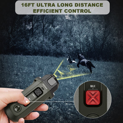 UlePaw Rechargeable Ultrasonic Dog Bark Deterrent, Anti-Bark Device with LED Light