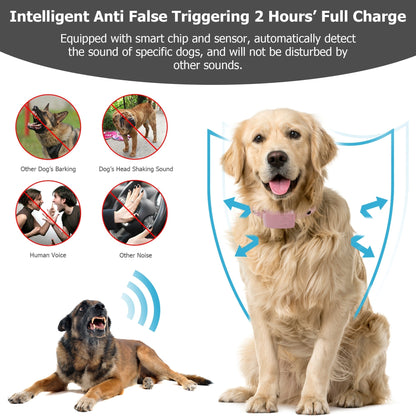 UlePaw Dog Bark Collar 3 Modes Beep Vibration Shock Adjustable Medium Large
