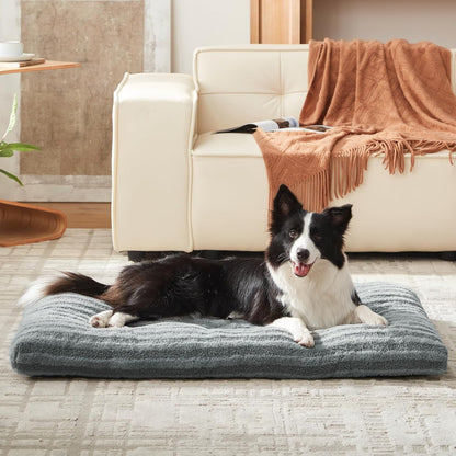 UlePaw Washable Dog Crate Bed Large Fluffy Kennel Pad Anti-Slip
