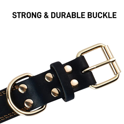 UlePaw Heavy Duty Wide Dog Collar for Small Medium Large Dogs