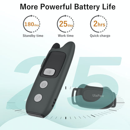 UlePaw Dog Training Shock Collar with Remote, IPX7 Waterproof Rechargeable