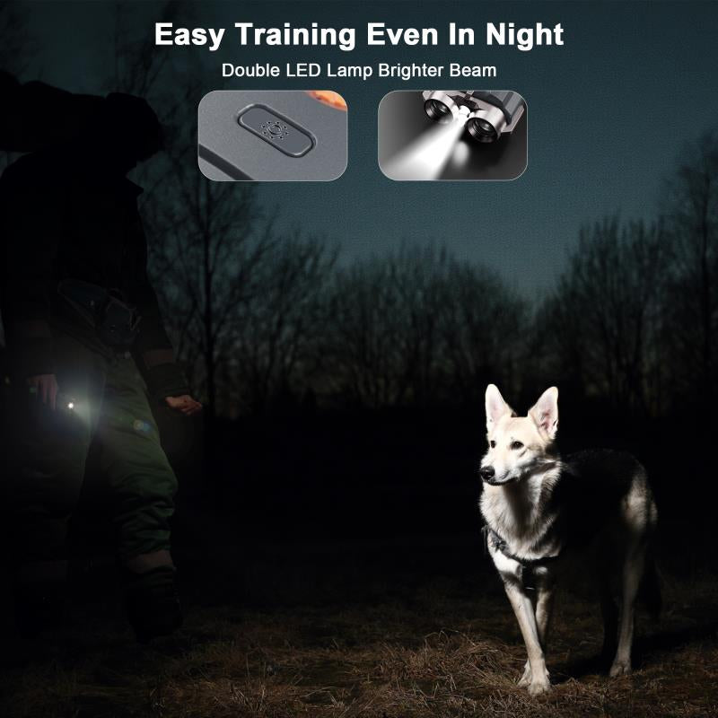 UlePaw Ultrasonic Anti Bark Device 40FT Rechargeable with LED Light