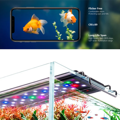 UlePaw LED Aquarium Light 18-24 Inch Full Spectrum with Timer